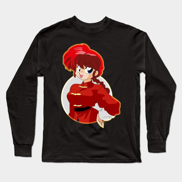 ranma saotomi Long Sleeve T-Shirt by Sparkledoom